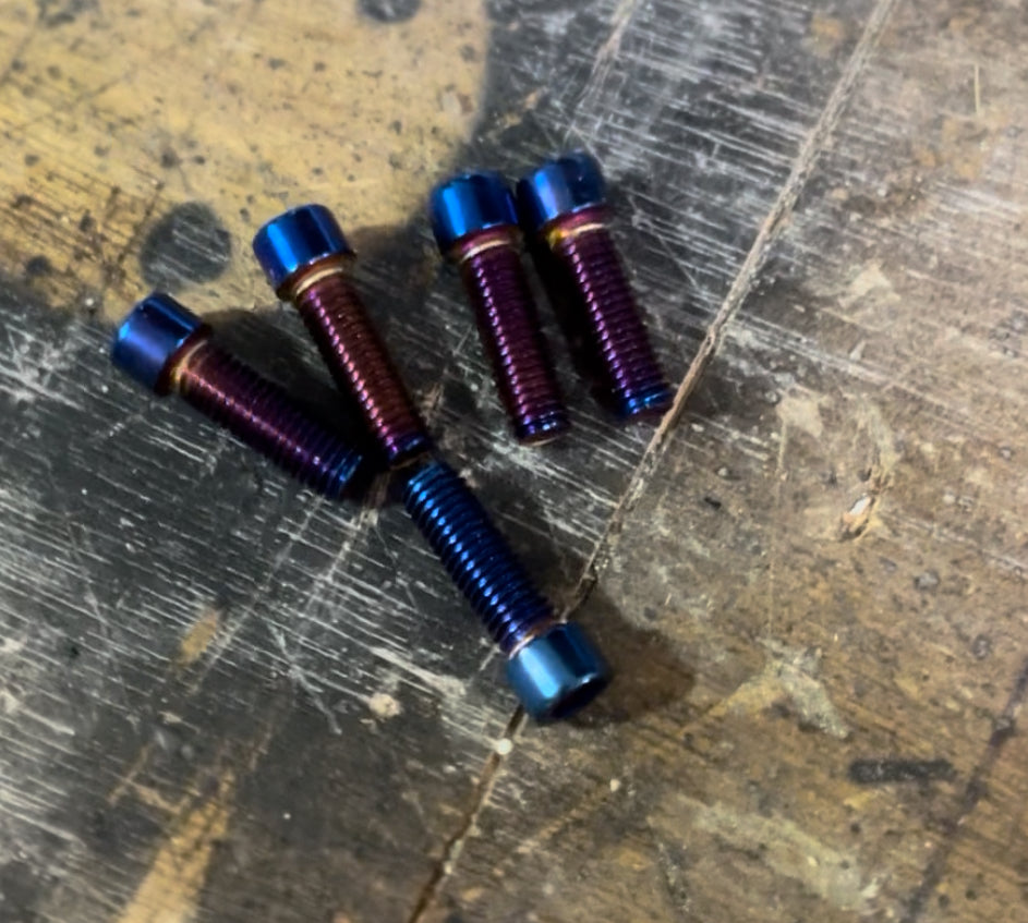 Titanium Subframe Bolt Kit for Talaria X3 — 4-Piece (Pre-Order)