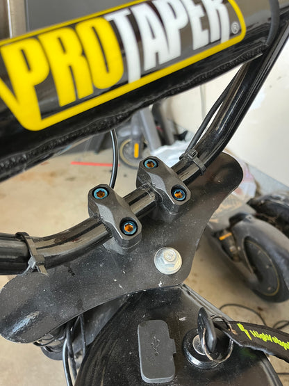 Titanium Handle Bar Clamp 4pc (Preorder)