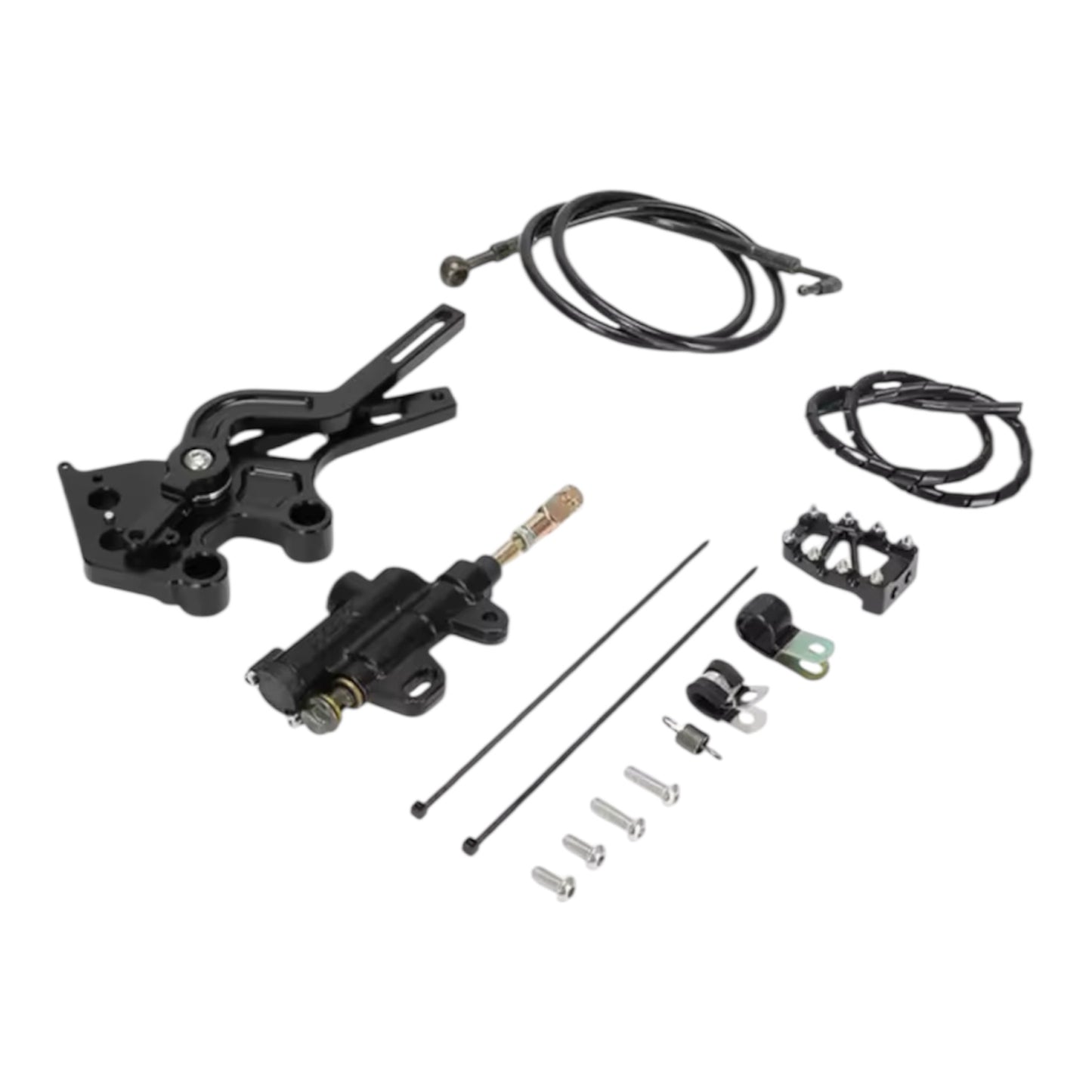 Rear Brake Reservoir Hydraulic Foot Brake Pedal Lever + Brake Hose Kit fits Talaria mx3 and mx4 (Pre-Order)
