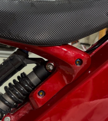 Titanium Subframe Bolt Kit for Talaria X3 — 4-Piece (Pre-Order)